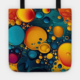 Abstract oil and water mix background Tote