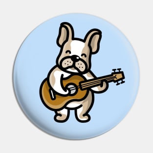 Cute Doggo Guitarist Pin