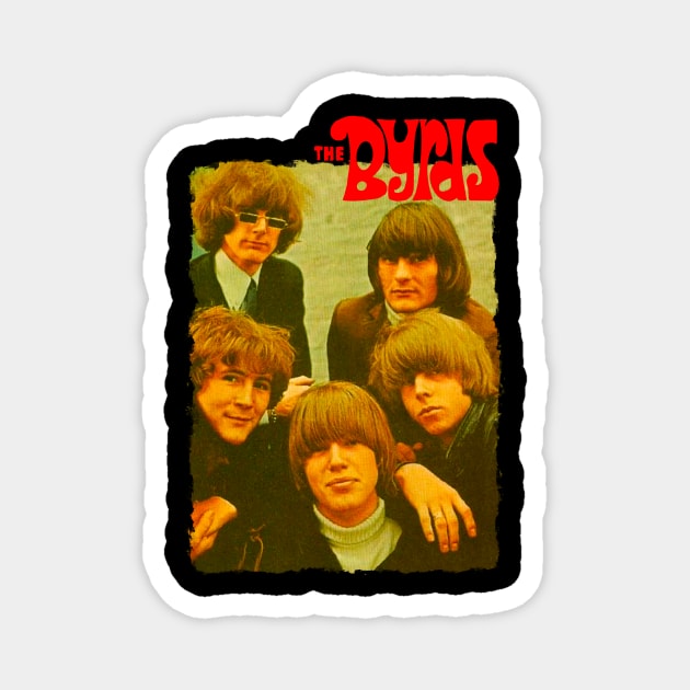 The Byrds // Retro 60s Rock Magnet by The Dare