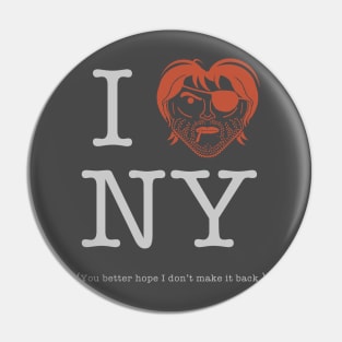 I Snake New York Pin