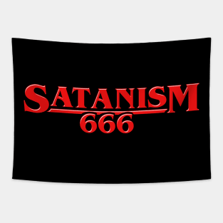 Satanism 666 I Satan Black Occult I Satanic graphic Tapestry