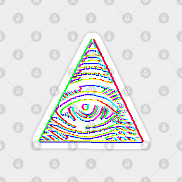 VHS Illuminati Magnet by pixtees