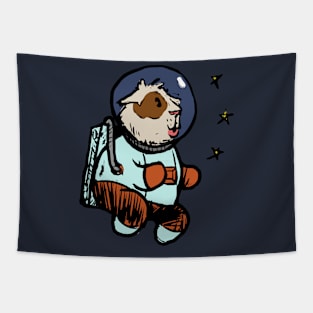 Cosmonaut Guinea Pig Tapestry