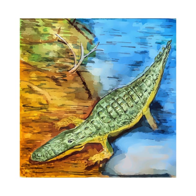 Everglades National Park, Crocodile by WelshDesigns