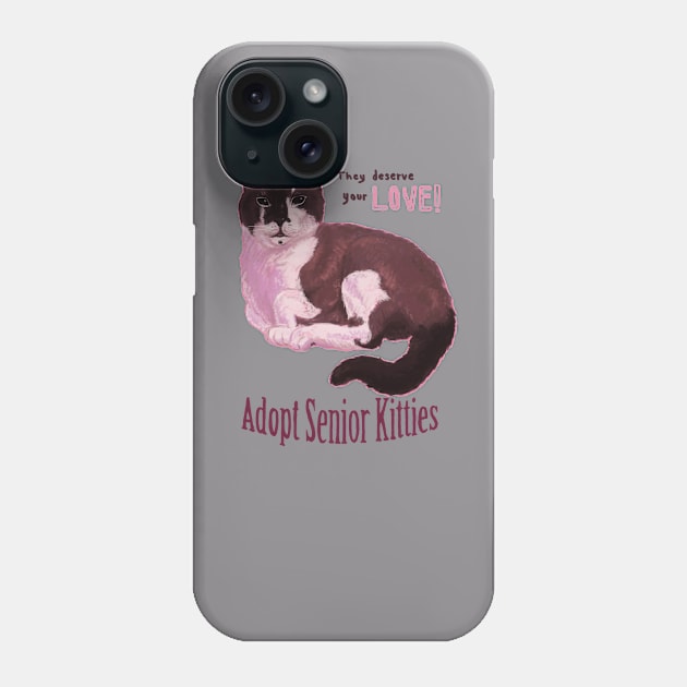 Adopt Senior Kitties Phone Case by ChloeChun