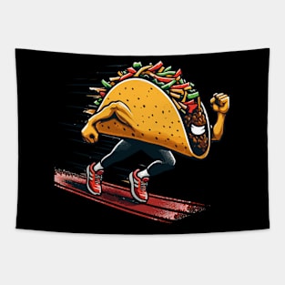 Fast food taco Tapestry