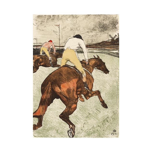 The Jockey - Henri de Toulouse-Lautrec by Sandra Keller
