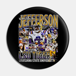 Justin Jefferson College Vintage Bootleg Pin