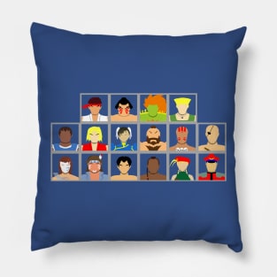 Select Your Character-Street Fighter 2: The New Challengers Pillow