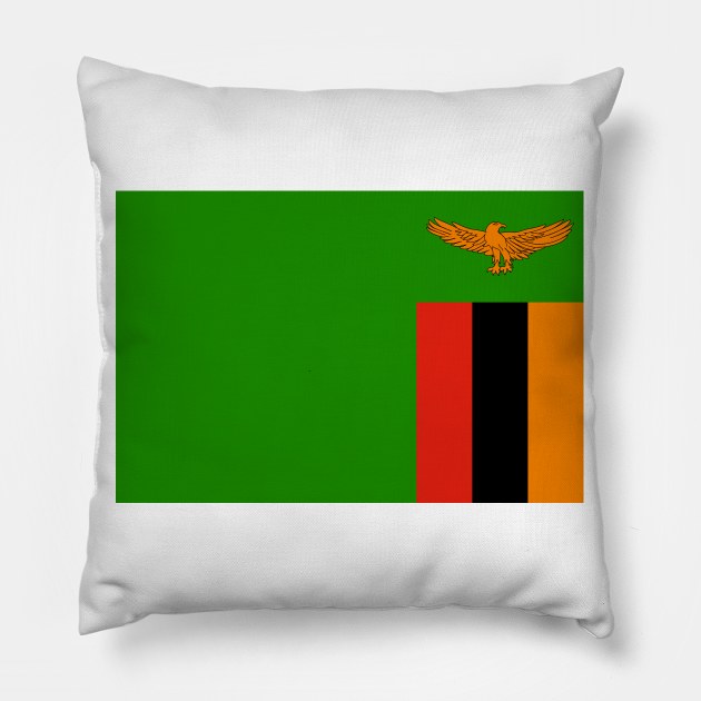 Flag of Zambia Pillow by COUNTRY FLAGS