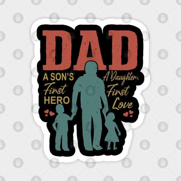 Fathers day Magnet by NiceTeeBroo