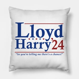 Lloyd and Harry '24 - Election Funny Dumb And Dumber Pillow