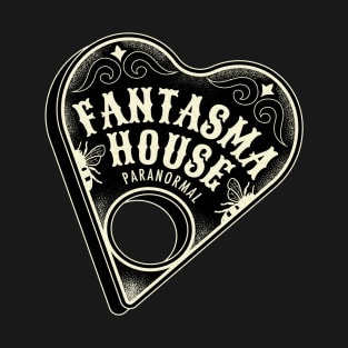 Fantasma House Paranormal Planchette BLACK T-Shirt