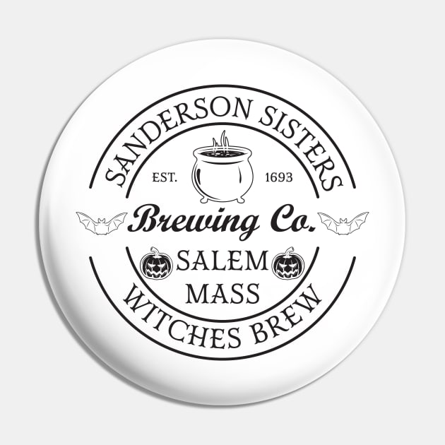 Sanderson Sister Brewing Co. Sanderson Sister. Halloween Pin by lakokakr