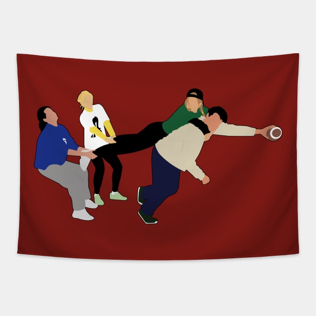 The One With the Football by doctorheadly Tapestry by doctorheadly