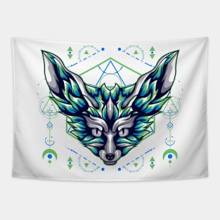 fox cute animal Tapestry