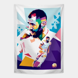 Benzema Pop art Tapestry