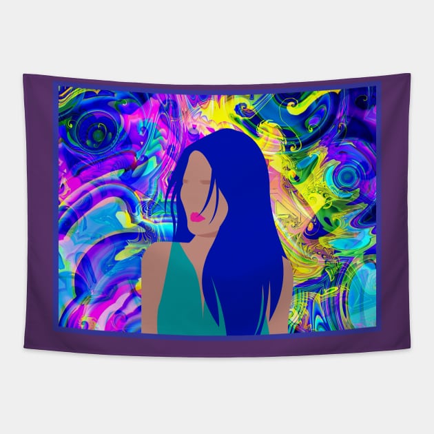 Her Name is Hope!  Artful Woman Tapestry by Unique Online Mothers Day Gifts 2020