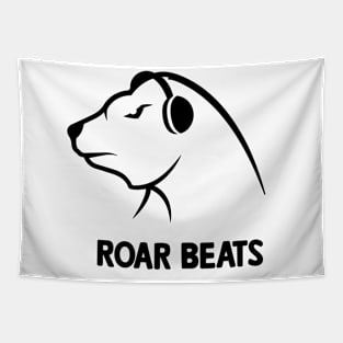 Roar Beats Bear Tapestry