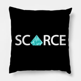 Scarce being scarce typography design Pillow