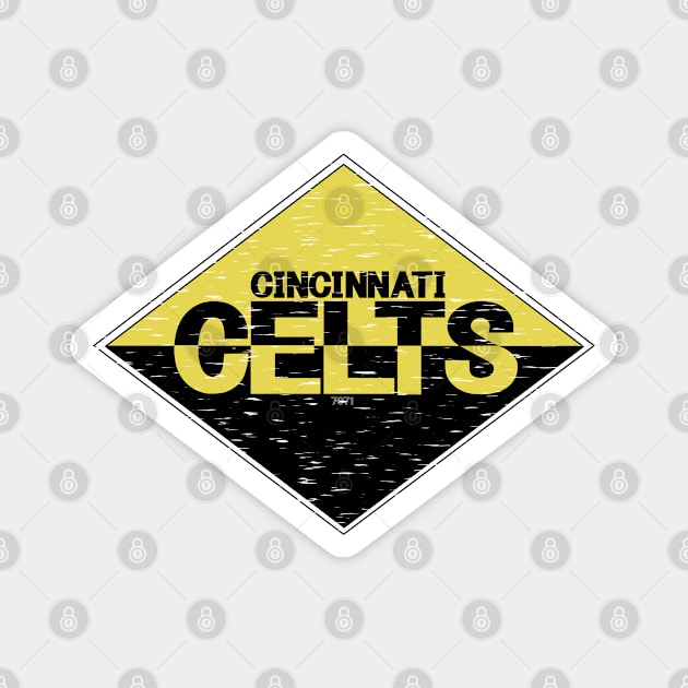 Vintage Cincinnati Celts Magnet by 7071