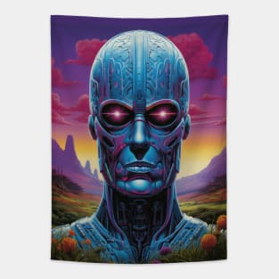 Robot Dreamscape Tapestry