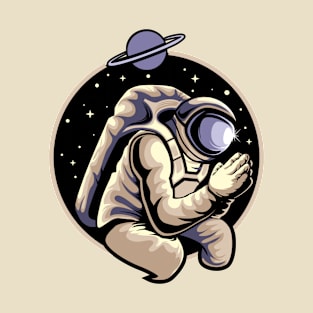 Astronaut in prayer T-Shirt