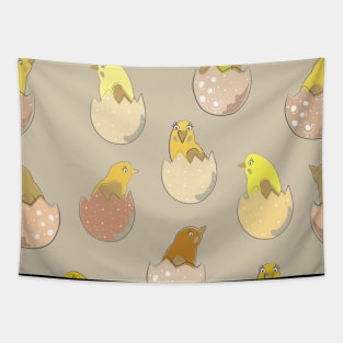 Chicken in Egg Tapestry