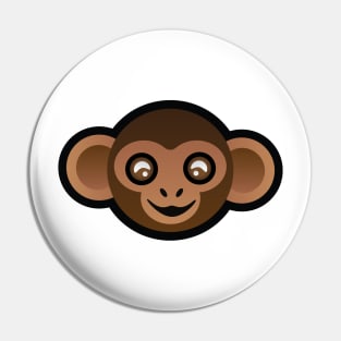 Monkey on Yellow Pin