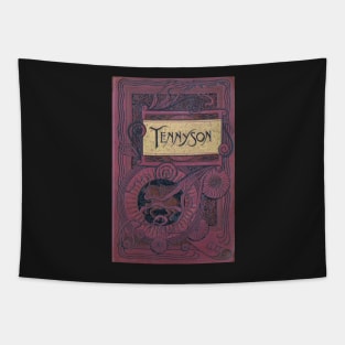 Tennyson 1890 Book Cover Tapestry