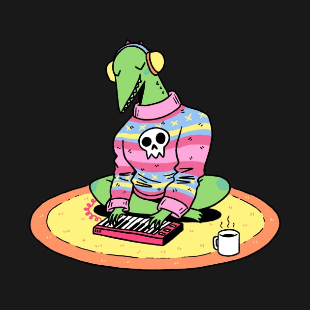 Lofi Lizard Beats by Seanyboy Draws