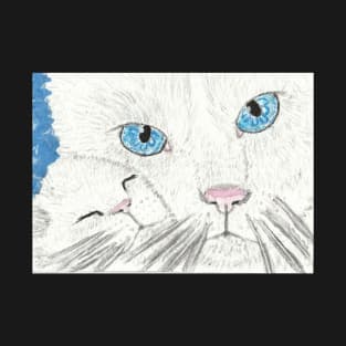 Mother and baby kitten cat  art T-Shirt