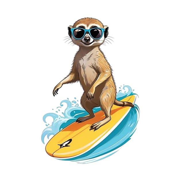 Surfing Meerkat by likbatonboot