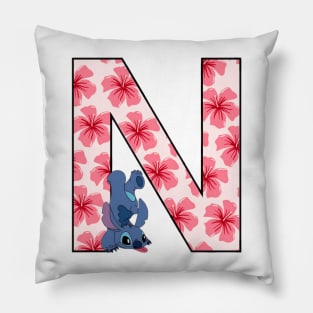 Stitch letter Pillow