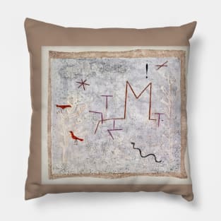 Garden gate K, by Paul Klee. Pillow