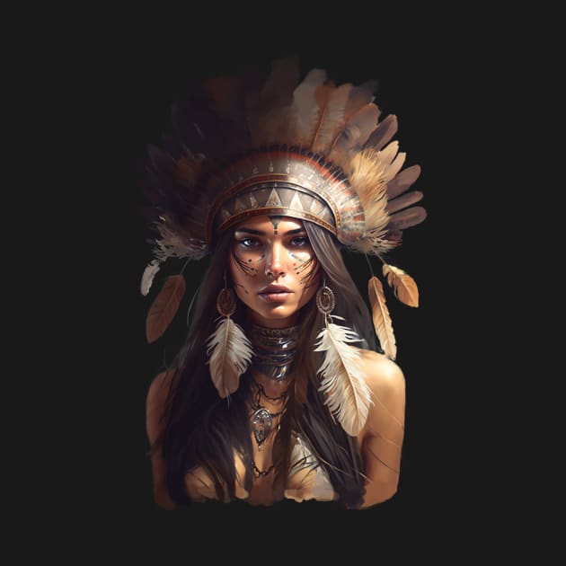 Native American Woman by Snoe