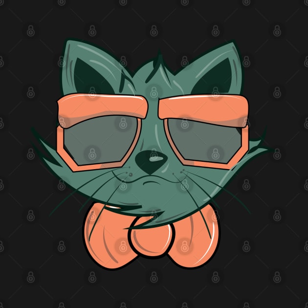 Retro Cool Cat by Art by Ergate