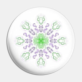 Eldritch Mandala Pin