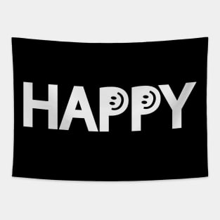 Happy being happy artistic design Tapestry