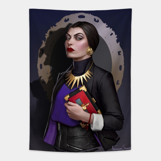 Evil Queen Tapestry by fdasuarez