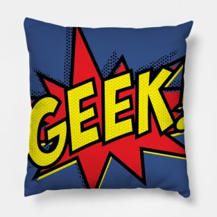 Comic Geek Pow Pillow