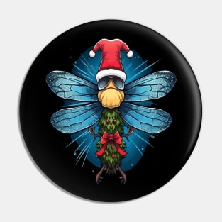 Dragonfly Christmas Pin