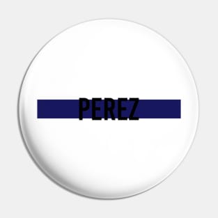 Sergio Perez Driver Name - 2022 Season #4 Pin