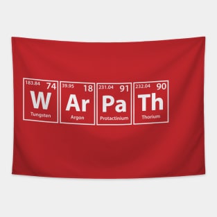 Warpath (W-Ar-Pa-Th) Periodic Elements Spelling Tapestry