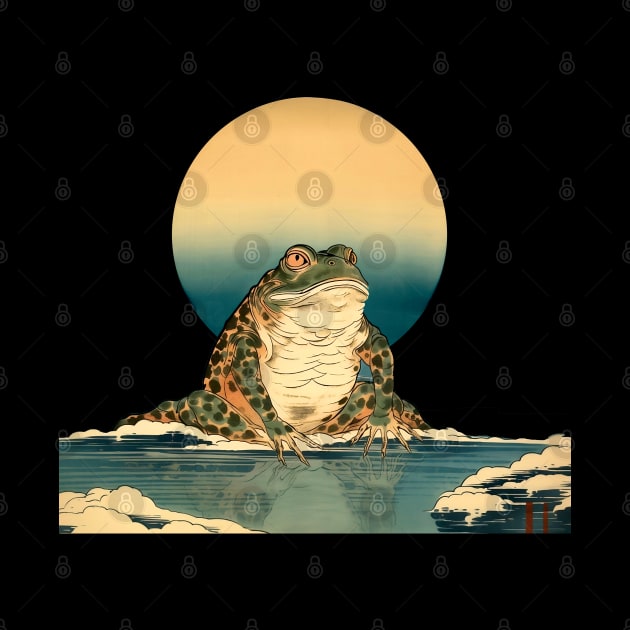Native American Heritage Month: "The frog does not drink up the pond in which he lives" - Sioux Proverb on a dark (Knocked Out) background by Puff Sumo