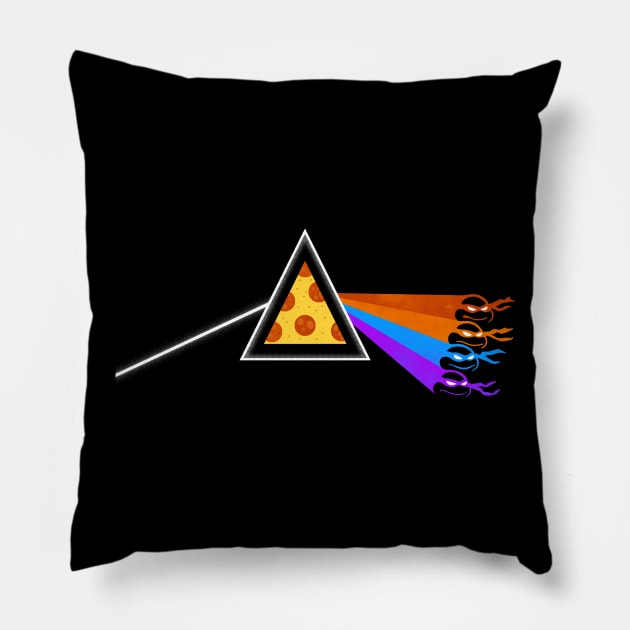 Rainbow Floyd Pillow by Naolito