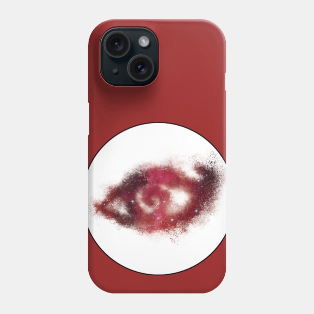 Shadowhunters rune / The mortal instruments - galaxy eye rune sand explosion (red galaxy) - Mundane gift idea Phone Case by Vane22april