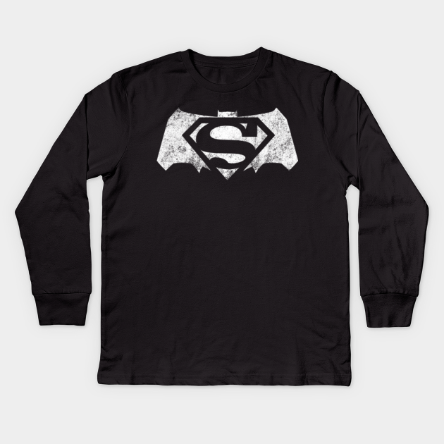 Batman Vs Superman Symbol Confrontation Kids Long Sleeve T Shirt Teepublic Superman on the superman wiki. teepublic