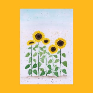 Bright Sunflower Family T-Shirt