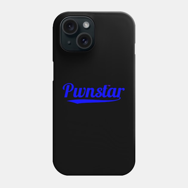 Pwnstar™ Royal Blue Baseball Swash 3 Phone Case by pwnstar